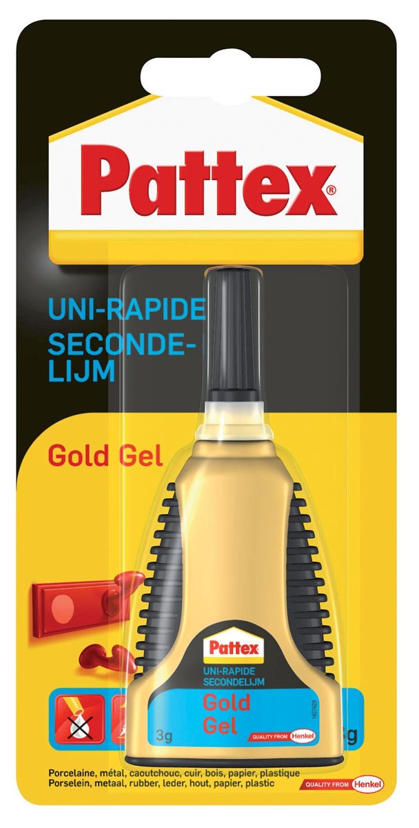 Pattex secondelijm Gold Gel