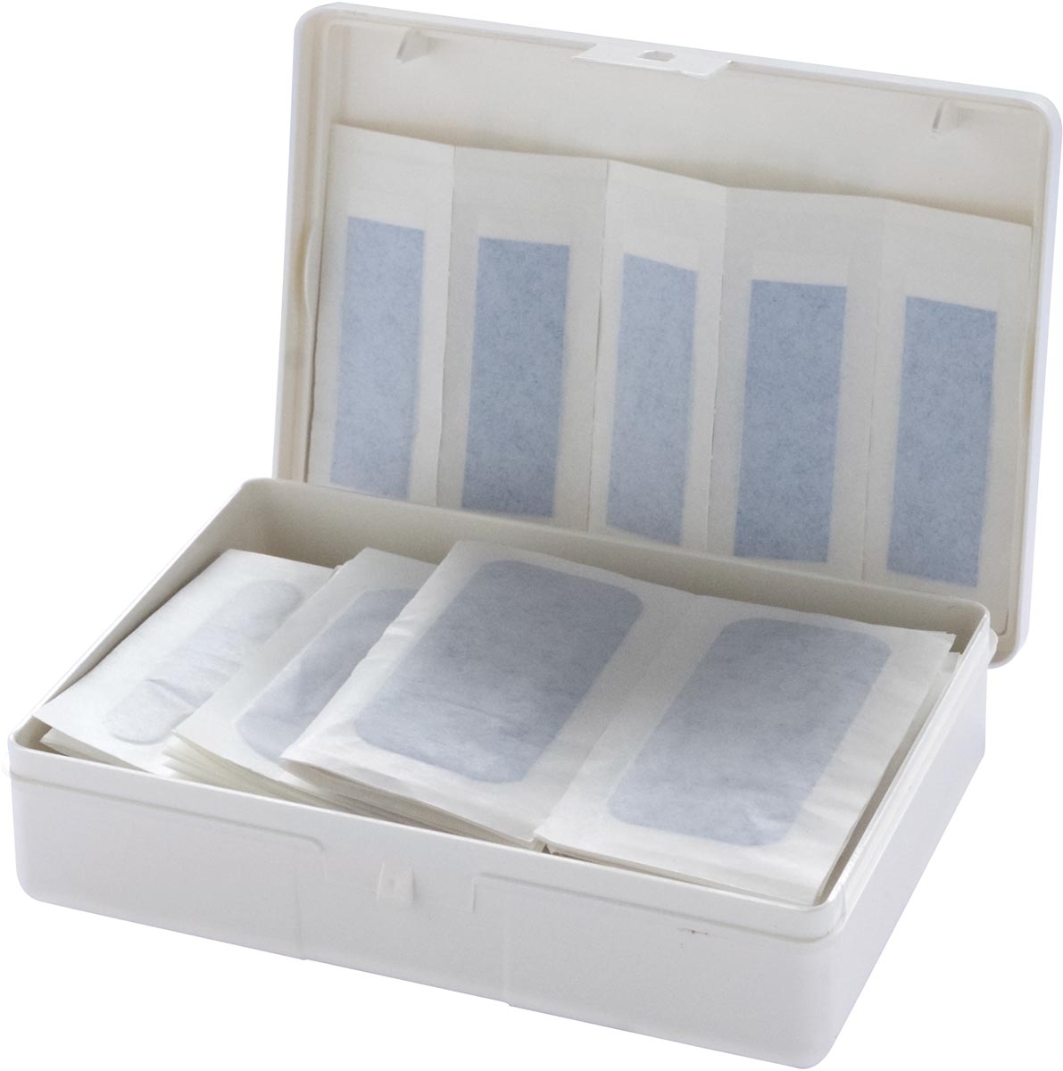 Fixfirst detecteerbare pleister, assorti afmetingen, koffer van 120 stuks afbeelding