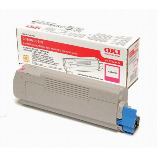 Oki Toner magenta - 5000 pagina's - 43324422