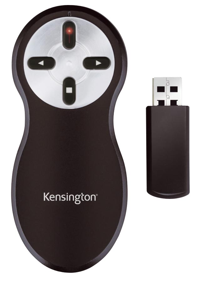 Kensington draadloze presenter met laserpointer zonder geheugenkaart afbeelding