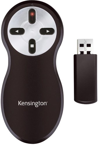 Kensington draadloze presenter met laserpointer zonder geheugenkaart
