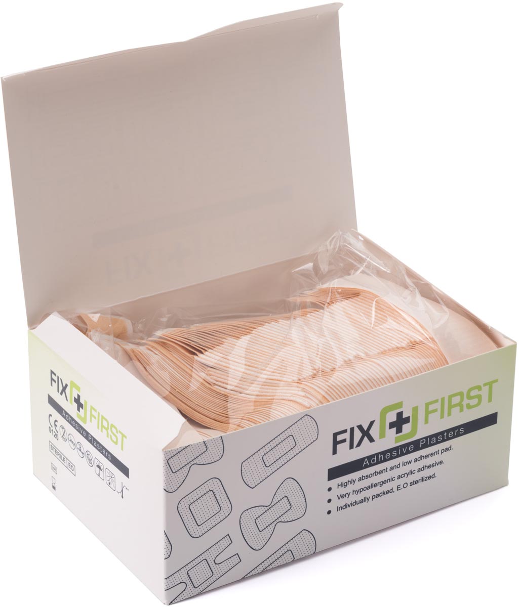 Fixfirst elastische lange wikkelpleister, ft 180 x 20 mm, pak van 100 stuks afbeelding
