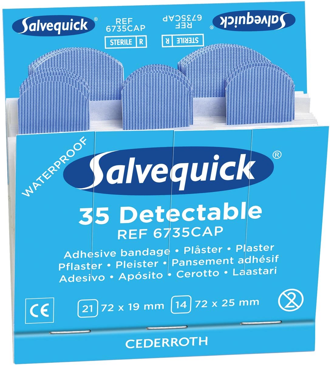 Salvequick Navulling Voor Pleisterautomaat 35 Blauwe Pleisters Per Pak Van 6 Navullingen huismerk kopen in de aanbieding Salvequick Navulling Voor Pleisterautomaat 35 Blauwe Pleisters Per Pak Van 6 Navullingen huismerk kopen in de aanbieding