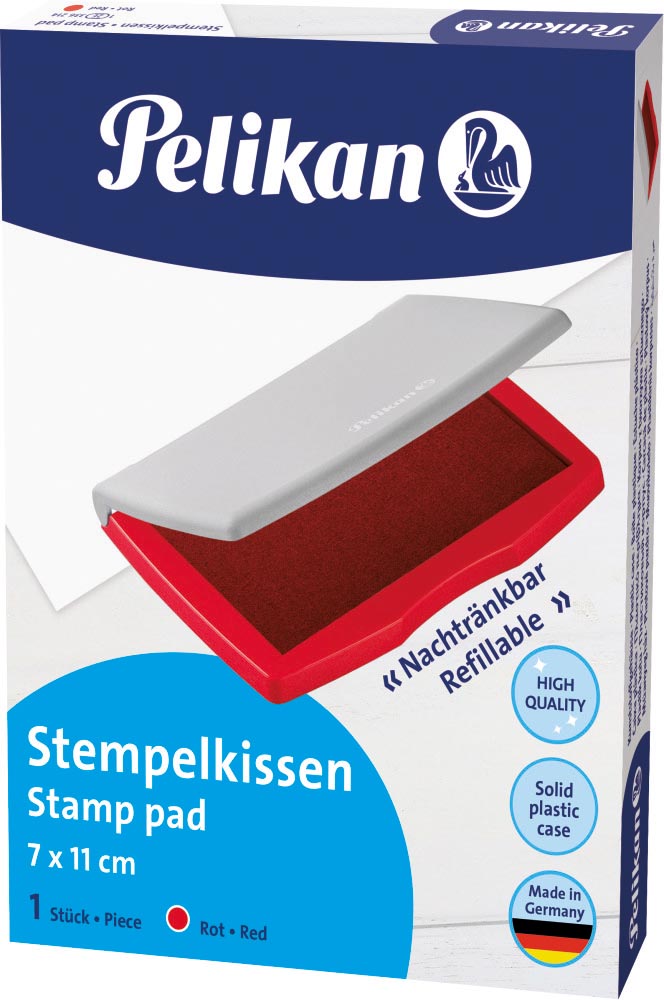 Pelikan Stempelkussen ft 7 x 11 cm, rood afbeelding