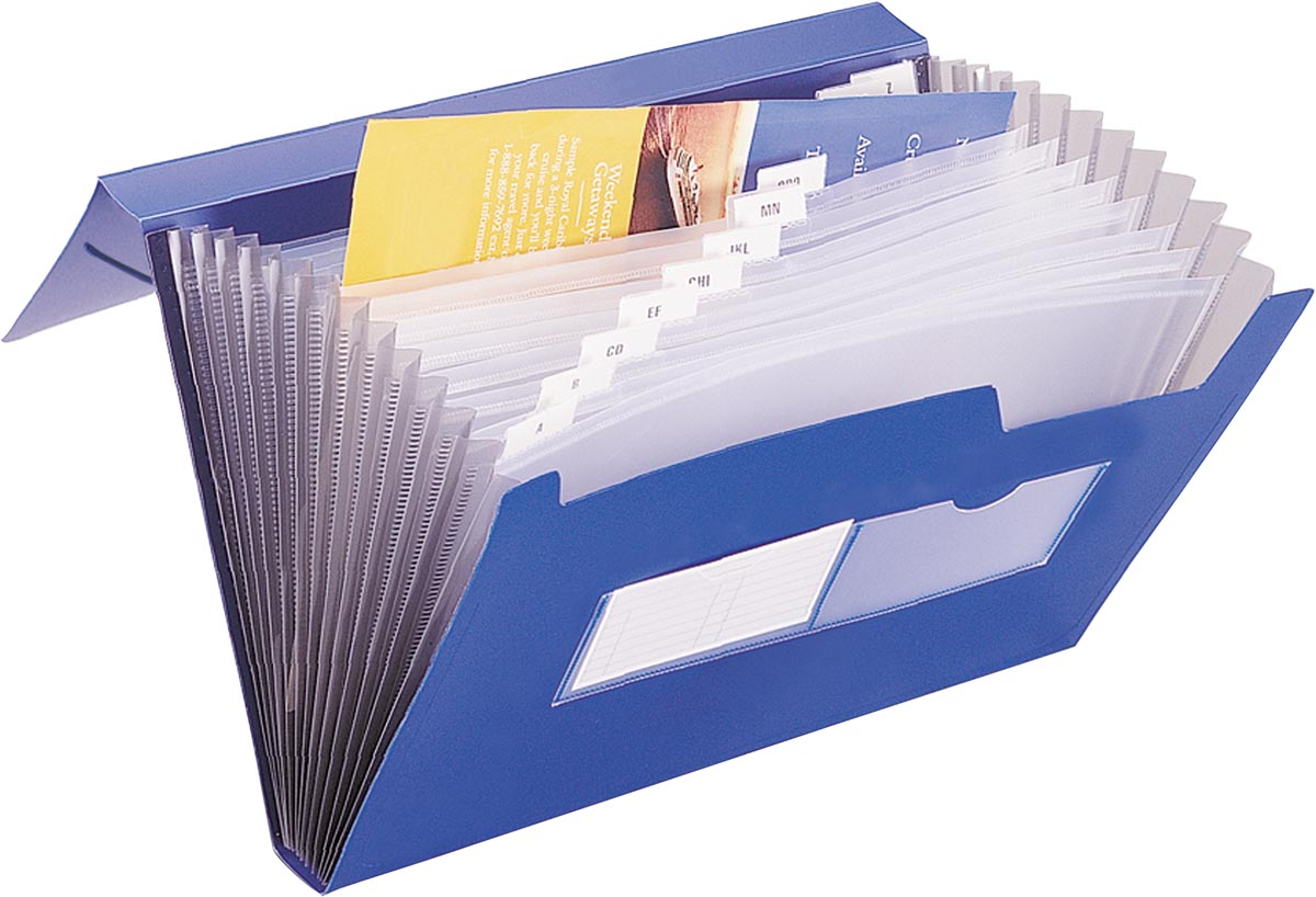 Beautone voorordner, A4, 13 vakken, blauw