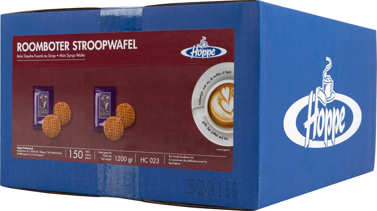 Hoppe stroopwafel, doos van 150 stuks afbeelding