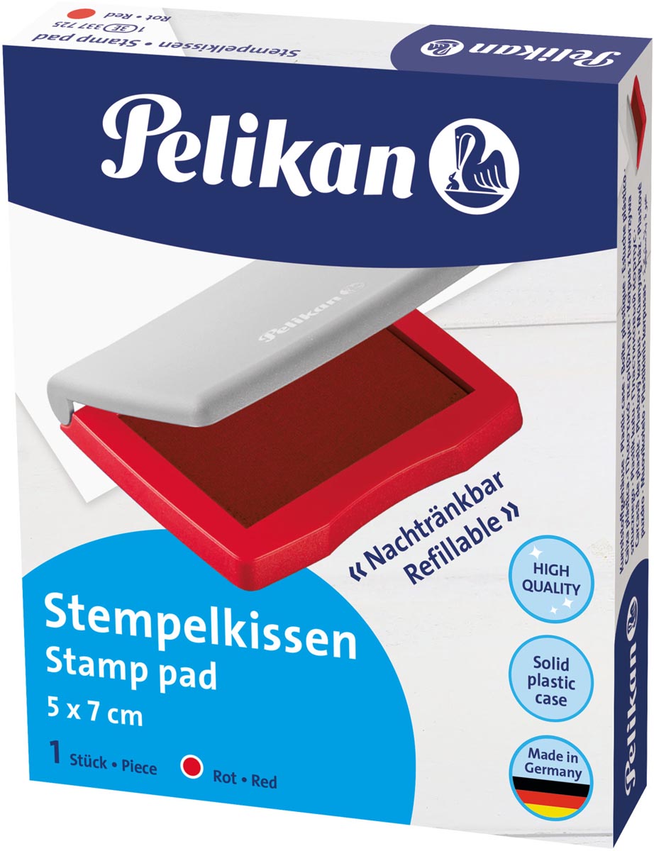 Pelikan Stempelkussen ft 5 x 7 cm, rood afbeelding