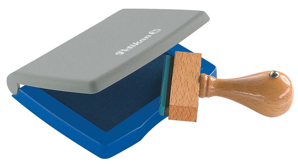 Pelikan Stempelkussen ft 5 x 7 cm, blauw