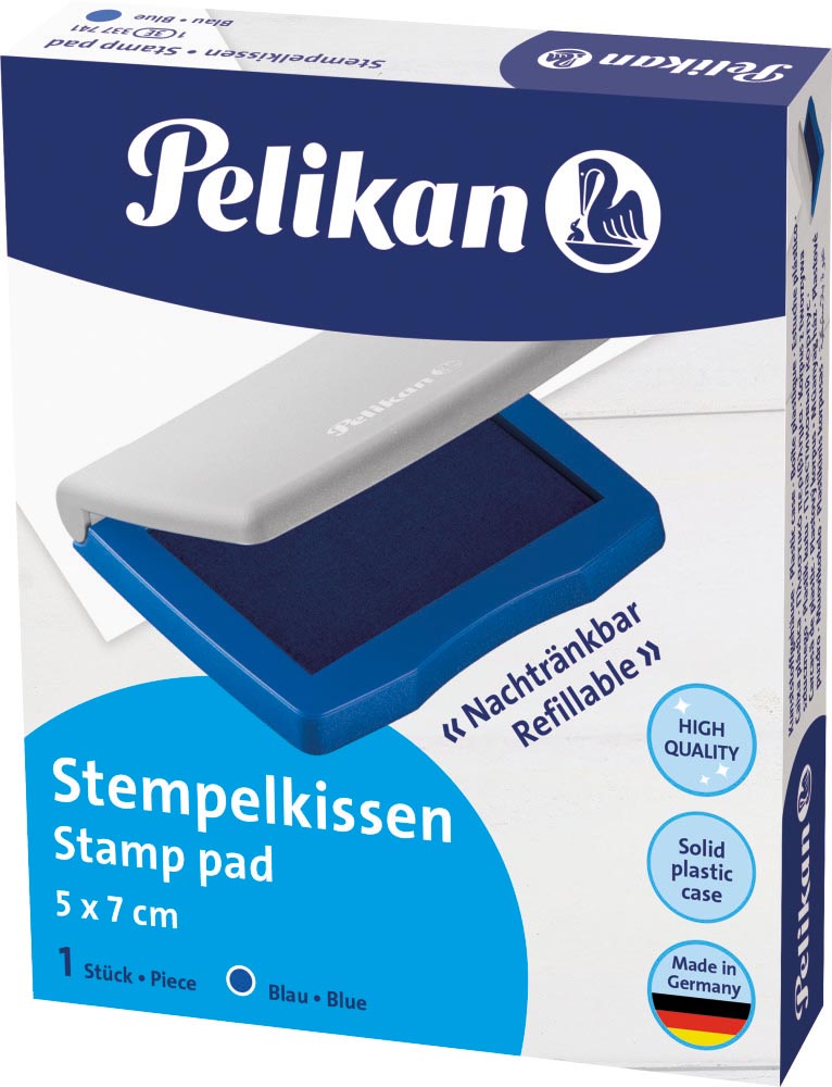 Pelikan Stempelkussen ft 5 x 7 cm, blauw afbeelding