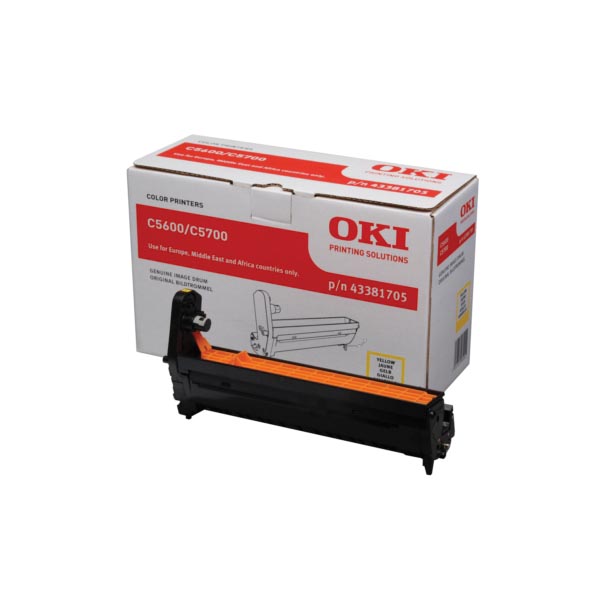 Oki Drum Kit geel - 20000 pagina's - 43381705