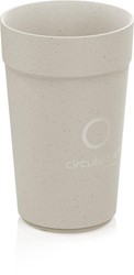 Conpax Circulware beker, 400 ml, PP, beige, pak van 16 stuks