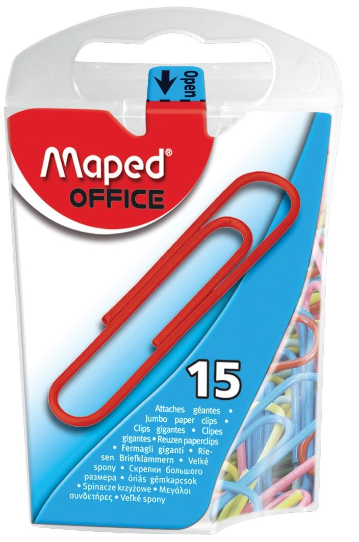 Maped papierklemmen afbeelding