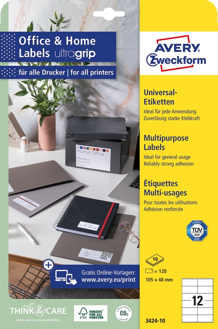 Etiketten 105X48 - Die 15 besten Produkte im Vergleich - Management Tricks