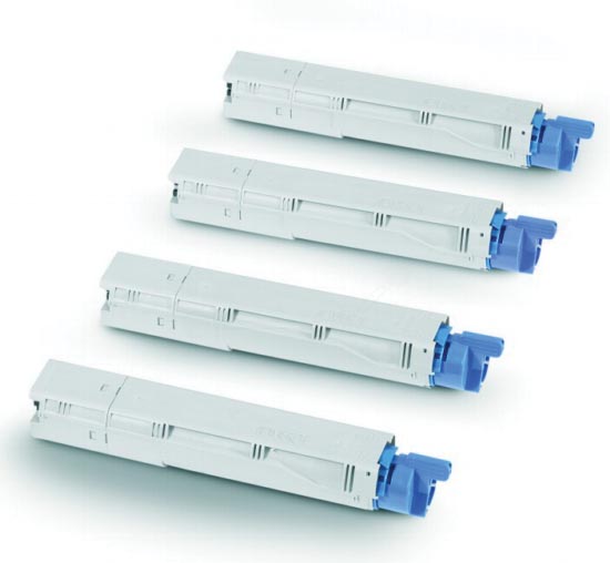 Oki Toner Kit cyaan - 2500 pagina&apos;s - 43459371 afbeelding