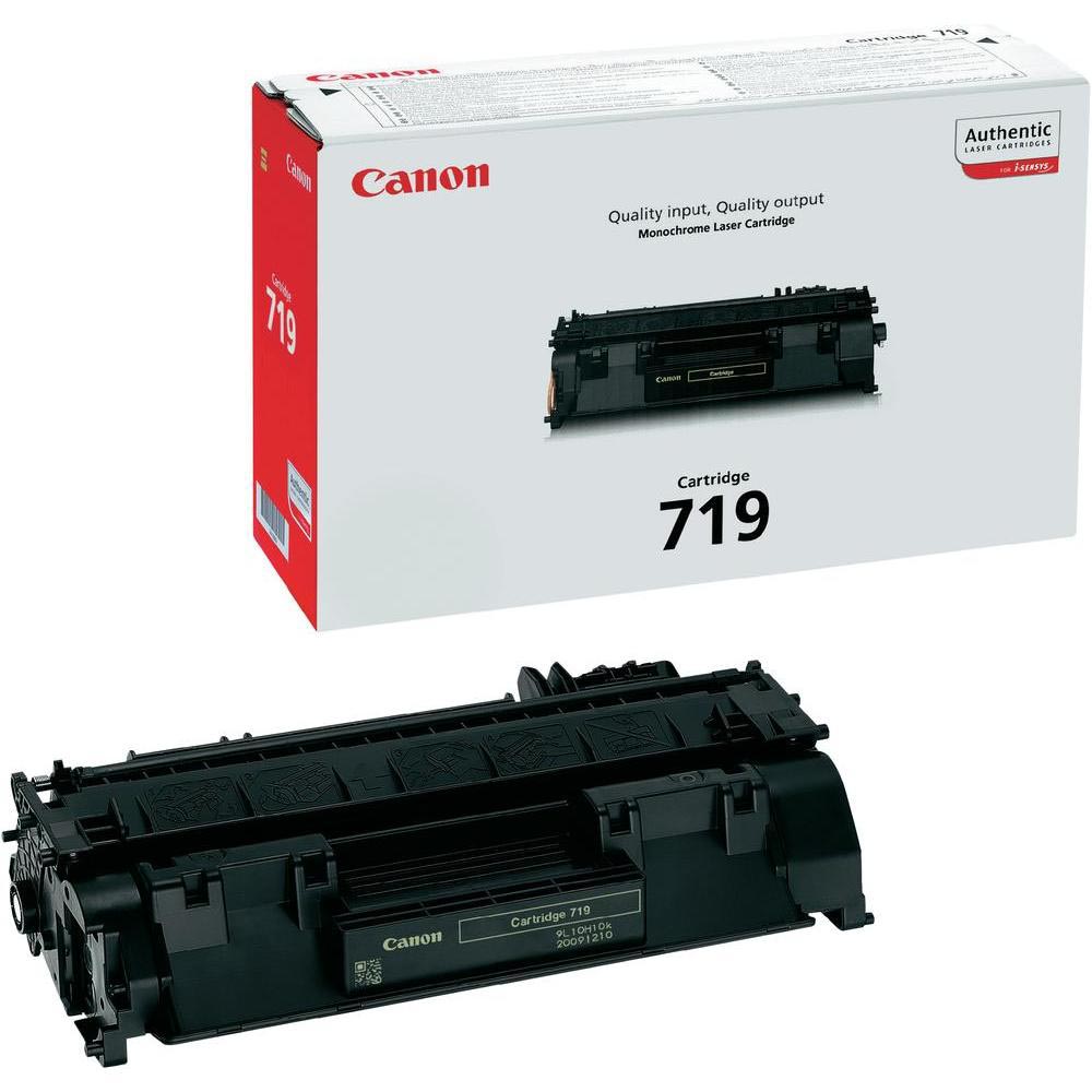 Canon toner 719, 2.100 pagina's, OEM 3479B002, zwart