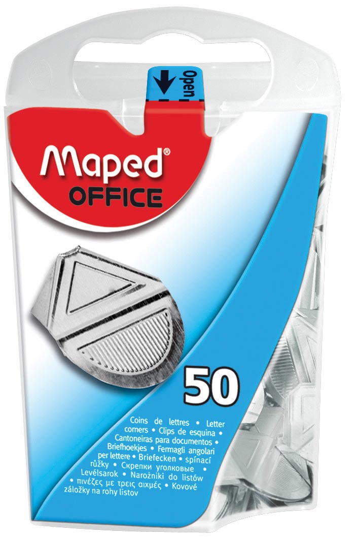 Maped Hoekpapierbinders huismerk kopen in de aanbieding Maped Hoekpapierbinders huismerk kopen in de aanbieding