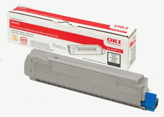 Oki Toner cyaan - 6000 pagina&apos;s - 43487711