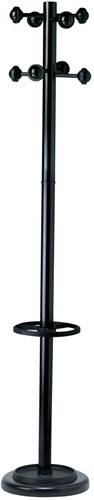 Unilux kapstok Accueil, hoogte 175 cm, 8 kledinghaken, met parapluhouder