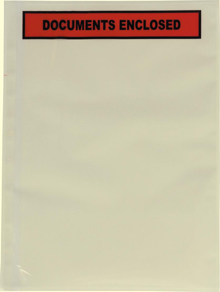 Paklijstenvelop Dokulops C4, ft 322 x 225 mm, doos van 500 stuks, tekst: documents enclosed Paklijstenvelop Dokulops C4, ft 322 x 225 mm, doos van 500 stuks, tekst: documents enclosed