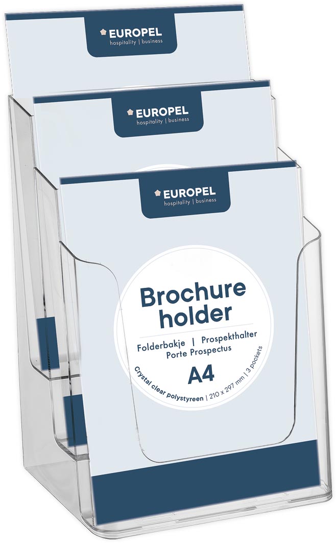 Europel folderhouder, 3 x ft A4 afbeelding