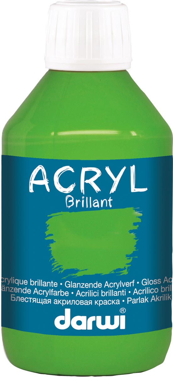 Darwi Glanzende acrylverf lichtgroen