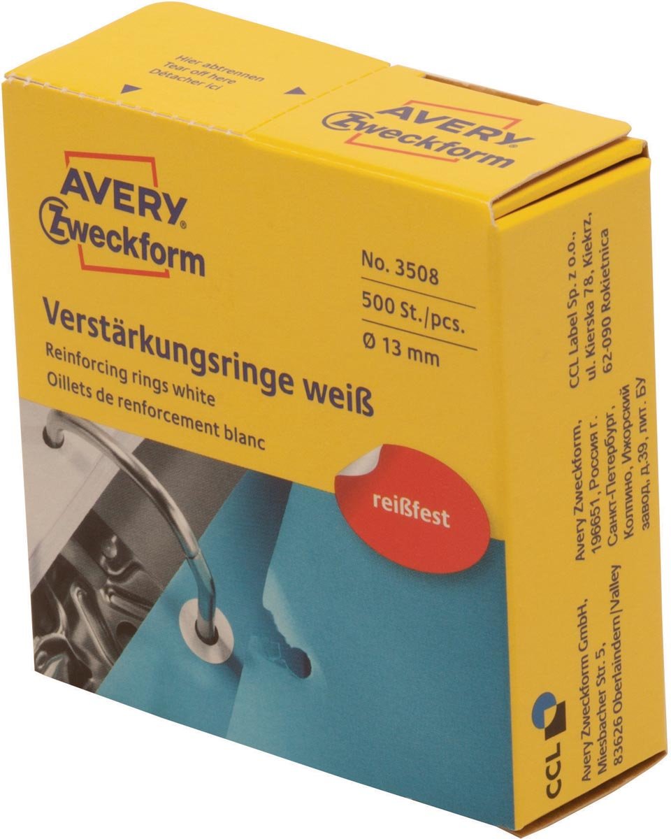 Avery Versterkingsringen wit afbeelding