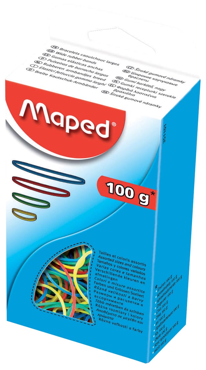 Maped elastieken doos van 100 g afbeelding
