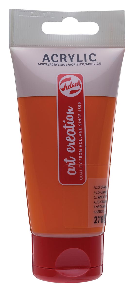 Talens Art Creation acrylverf tube van 75 ml, azo-oranje Talens Art Creation acrylverf tube van 75 ml, azo-oranje