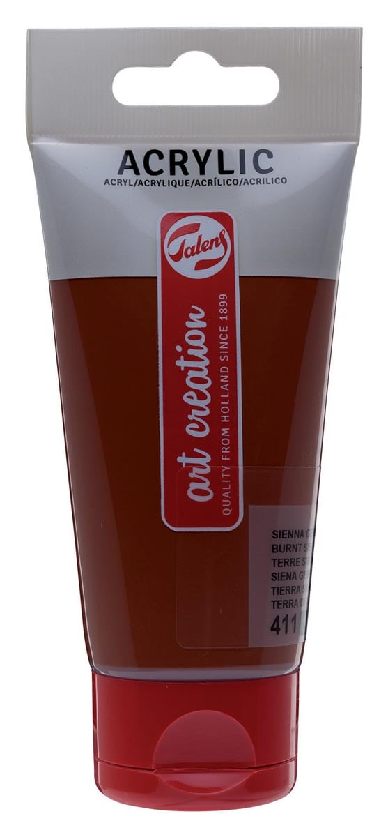 Talens Art Creation acrylverf tube van 75 ml, sienna gebrand Talens Art Creation acrylverf tube van 75 ml, sienna gebrand