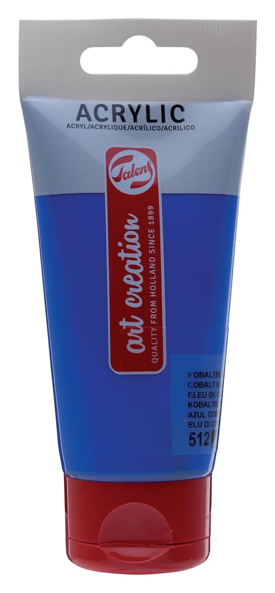 Talens Art Creation acrylverf tube van 75 ml, kobaltblauw (ultramarijn)
