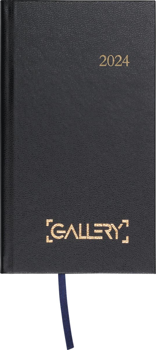 Gallery agenda, minitimer, 2024, zwart