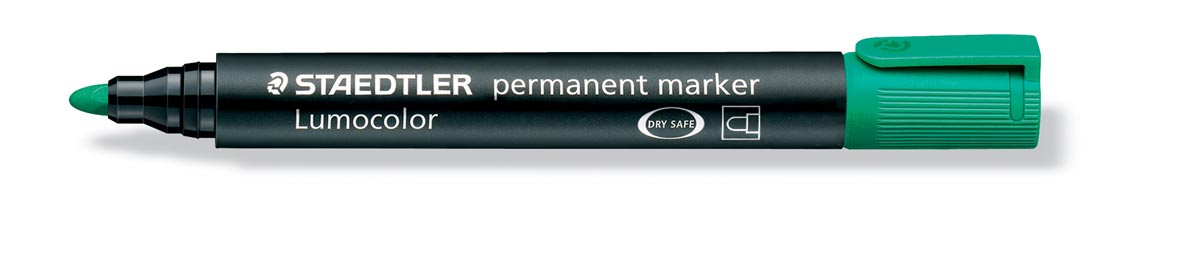 Staedtler permanente marker groen, schrijfbreedte 2 mm, ronde punt