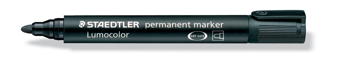 Staedtler Lumocolor 352, permanent marker, ronde punt, 2 mm, zwart afbeelding