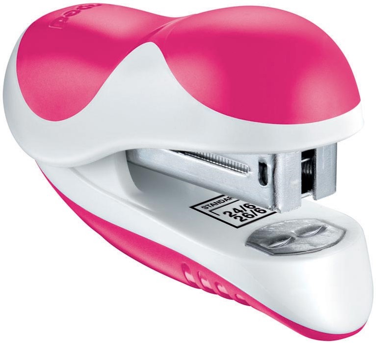 Agrafeuse Soft Touch Vert Pastel – Agrafe Jusqu'à 20 Feuilles – Recharge Par Le Haut, Design Doux Au Toucher