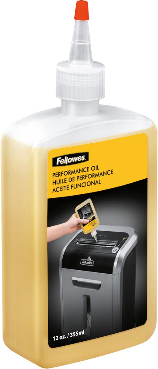 Fellowes olie voor papiervernietigers, flacon van 350 ml
