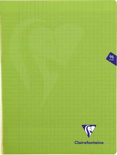 Clairefontaine schrift Mimesys voor ft A4+, 96 bladzijden, kaft in PP, seyès, groen