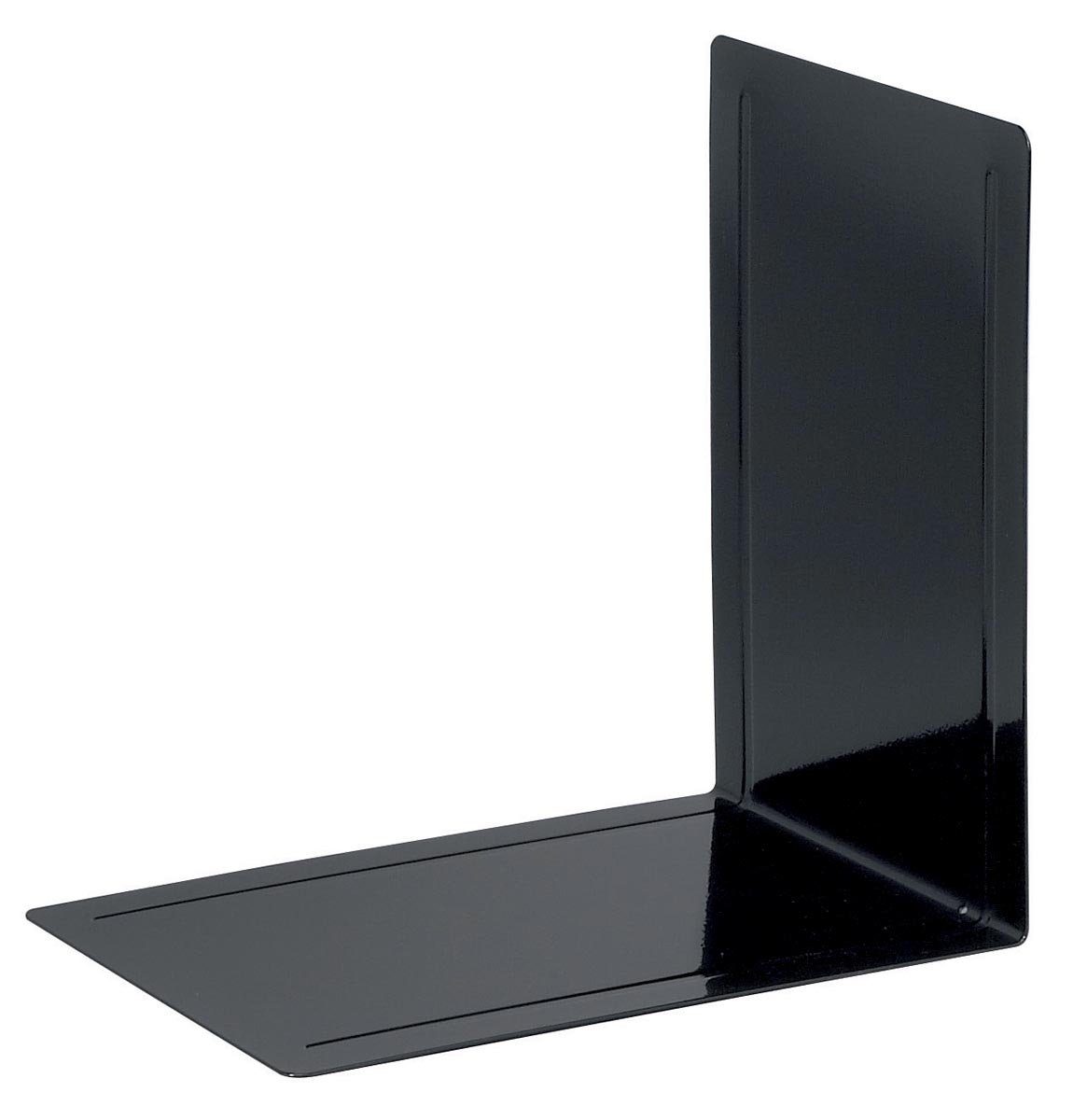 MAUL ordner- boekensteun metaal 24X16x24cm zwart, set van 2 stuks afbeelding