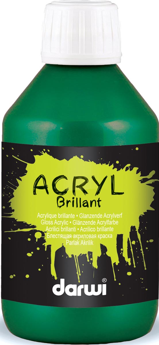 Darwi Glanzende Acrylverf Flacon Van 250 Ml Donkergroen huismerk kopen in de aanbieding Darwi Glanzende Acrylverf Flacon Van 250 Ml Donkergroen huismerk kopen in de aanbieding