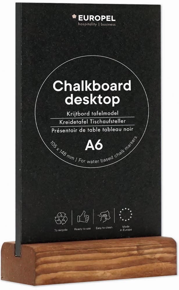 Europel krijtbord, ft A6 afbeelding