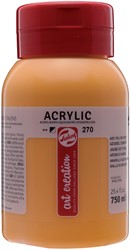 Talens Art Creation acrylverf flacon van 750 ml, donker azogeel