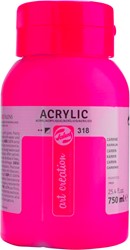Talens Art Creation acrylverf flacon van 750 ml, karmijn