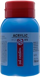 Talens Art Creation acrylverf flacon van 750 ml, primaircyaan