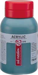 Talens Art Creation peinture acrylique flacon de 750 ml, vert émeraude