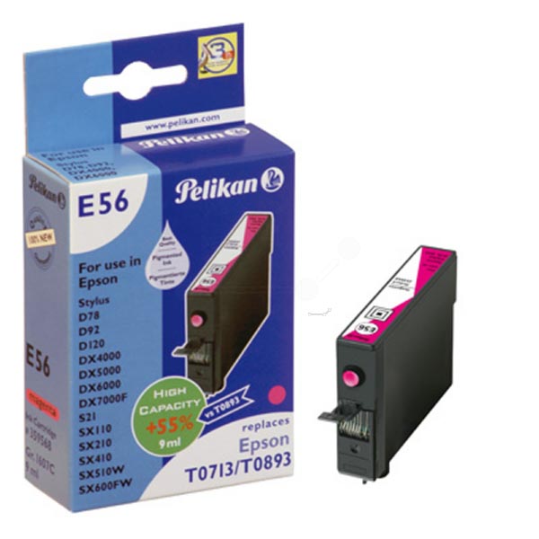 Pelikan Inktcartridge Magenta 250 Paginas Voor Epson T0713 Oem C13T07134011 huismerk kopen in de aanbieding