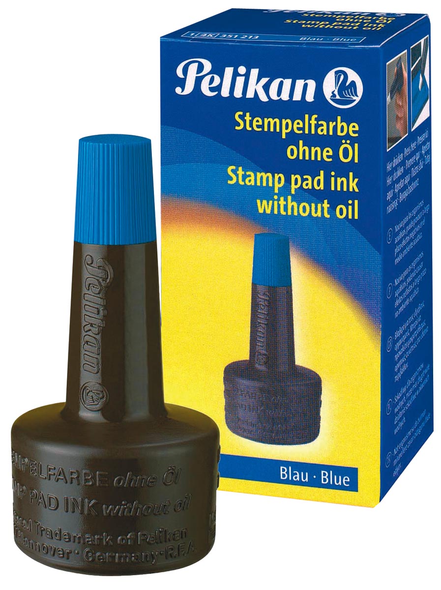 Pelikan stempelinkt blauw