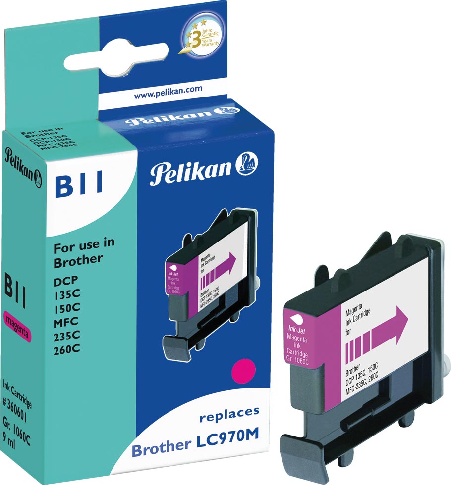 Pelikan Inktcartridge Magenta 300 Paginas Voor Brother Oem Lc970M huismerk kopen in de aanbieding