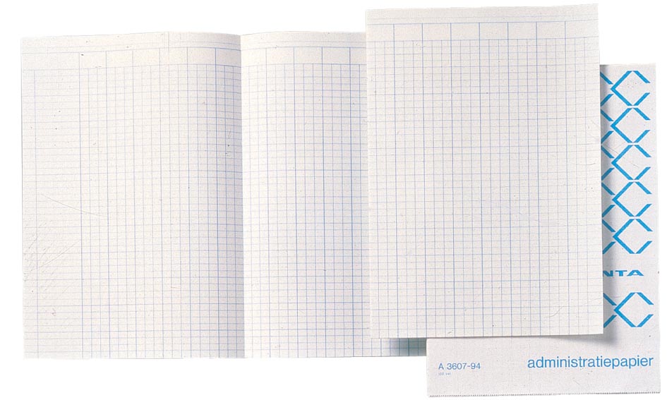 Atlanta by Jalema Accountantspapier ft 33 x 20,5 cm, opengevouwen tot 33 x 41 cm afbeelding