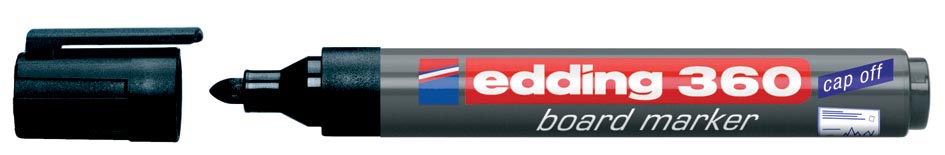edding whiteboardmarker 360 zwart afbeelding