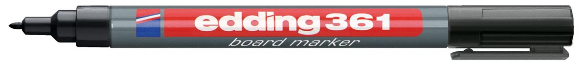 Edding whiteboardmarker e-361 zwart afbeelding