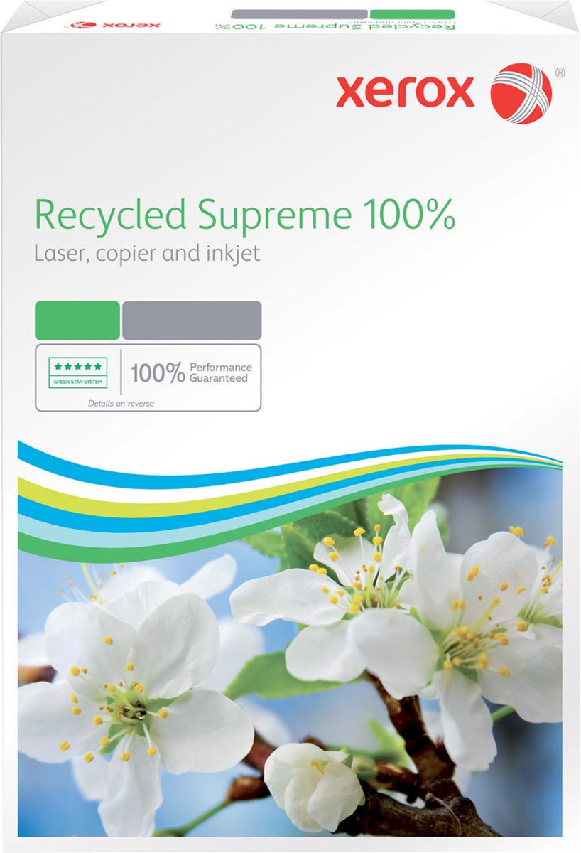 Xerox Gerecycleerd Kopieerpapier Recycled Supreme Ft A4 80 G Pak Van 500 Vel huismerk kopen in de aanbieding